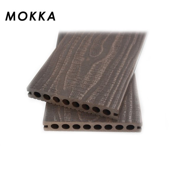 Терасна дошка ДПК дерево полімерний композит Woodlux ULTRA 3D Vintage Mokka