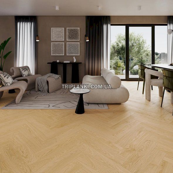 Виниловый пол SPC ламинат Barlinek NEXT STEP Benjamin Oak HB 33 класс 3D DLE+
