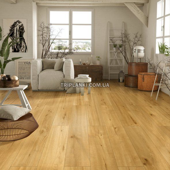 Кварц Виниловый пол SPC/LVT ламинат ламінат Ceramin Barrel Oak Brown 65213
