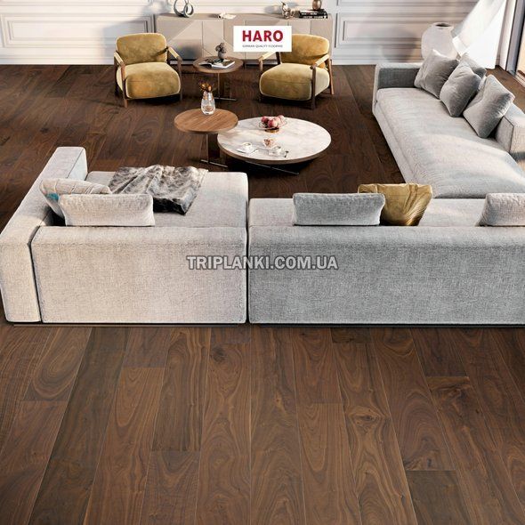 Паркетна дошка HARO PARKETT American Walnut 533&nbsp;056