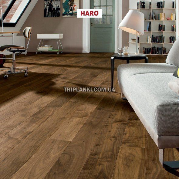 Паркетна дошка HARO PARKETT American Walnut 533&nbsp;056