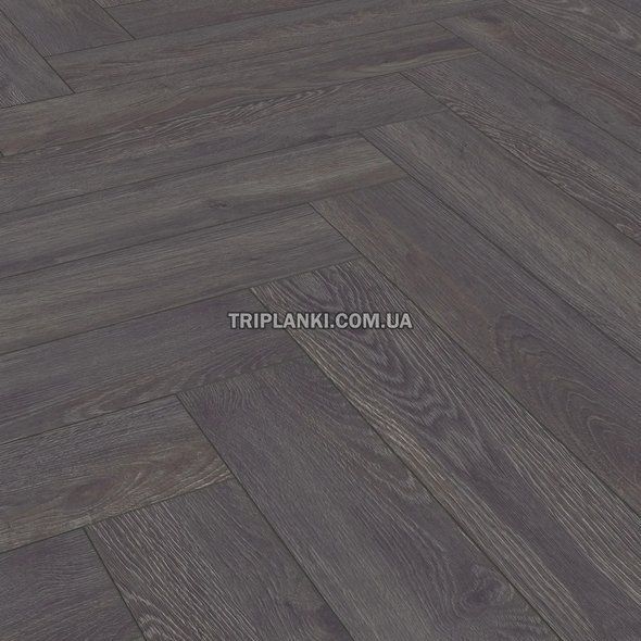 Ламинат Kronotex Herringbone 6010 Elba Oak Black - класс 32 толщина 8