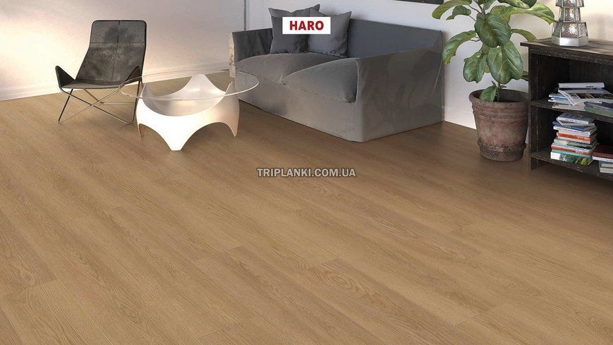 Вінілова підлога кварц-вініловий ламінат Haro Disano - Oak Picardie Nature 543387