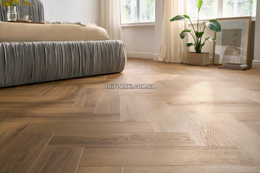 Кварц Вінілова підлога SPC ламінат Arbiton Amaron Herringbone ROCHESTER OAK CAS 229