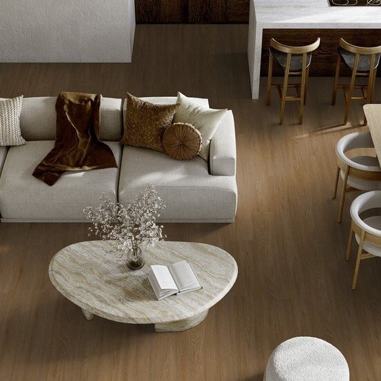 Кварц Виниловый пол LVT Плитка GerFlor Virtuo BLOMMA BROWN EIR 1461