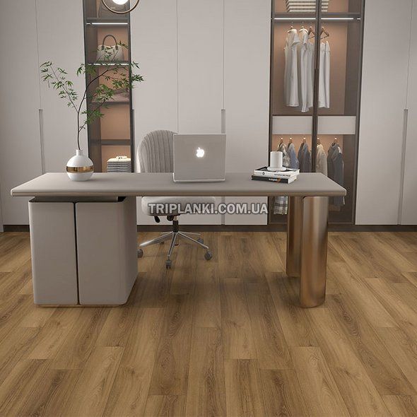 Кварц Вінілова підлога SPC ламінат BlissGround Grove BARK