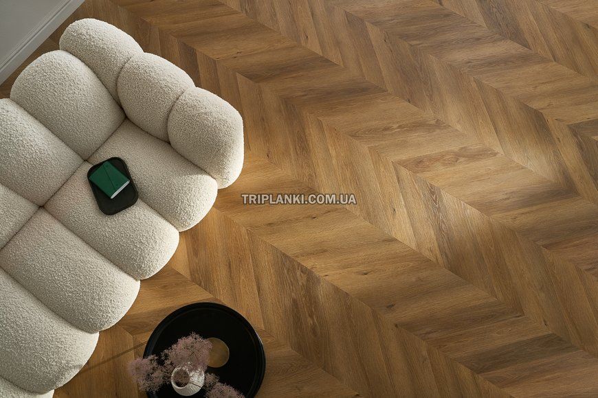 Кварц Виниловый пол SPC ламинат AFIRMAX CHEVRON Frisco Oak 41472