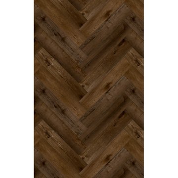 Кварц Вінілова підлога SPC Authentic HERRINGBONE + підкладка Coffe Oak AC-510-PL