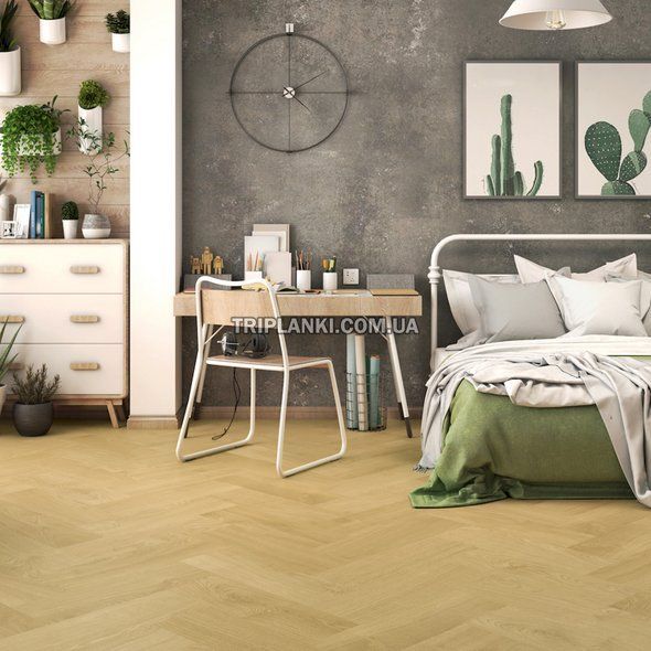 Кварц Виниловый пол SPC/LVT ламинат ламінат Ceramin Cotton Oak Brown 65200