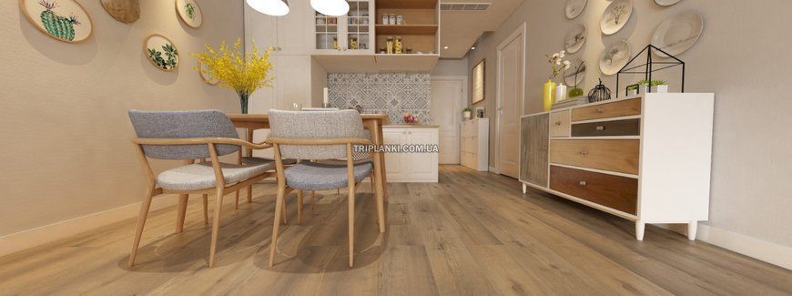 Кварц Вінілова підлога SPC ламінат APRO AUTHENTIC Crocant Oak AC-508-PL