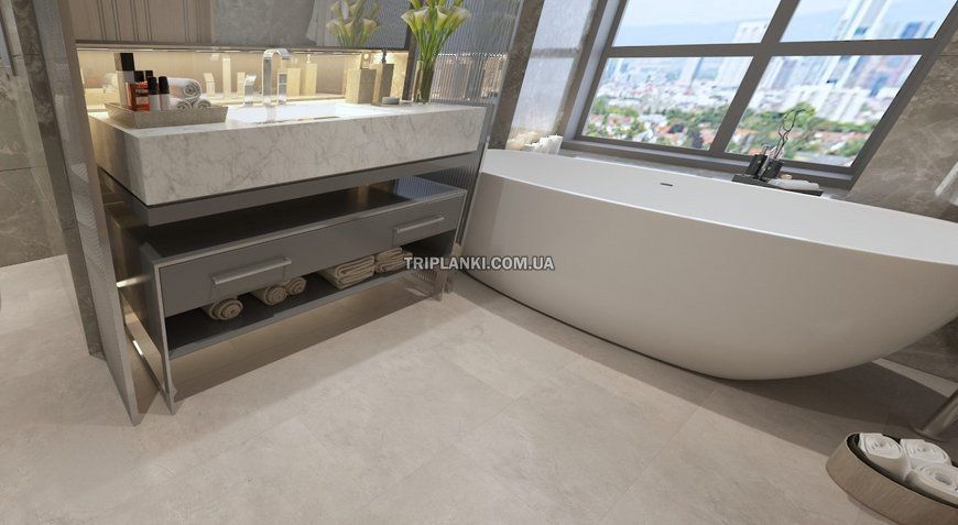 Кварц Виниловый пол SPC ламинат APRO STONE Concrete Sand ST-802