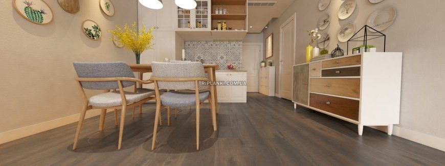 Кварц Виниловый пол SPC ламинат APRO AUTHENTIC Coffe Oak AC-510-PL