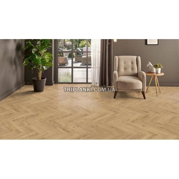 Ламинат Kaindl Nature Touch - Oak Edinburgh 32675 Herringbone класс 32 толщина 8