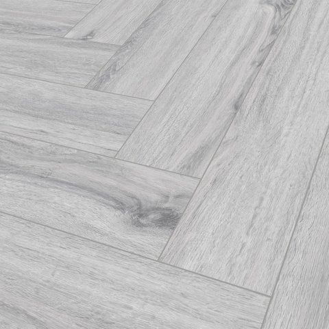 Кварц Вінілова підлога SPC ламінат Falquon HERRINGBONE P1007 Ice Oak
