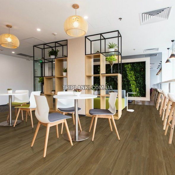 Кварц Вінілова підлога SPC ламінат Falquon The Floor Wood P6003 Calm Oak