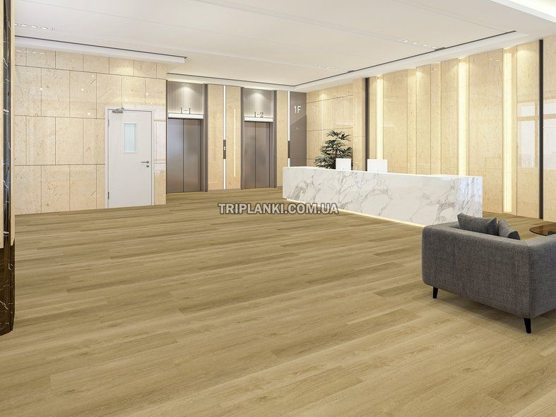Вінілова підлога кварц-вініловий ламінат Novocore Legacy Oak 7586 LVT