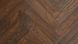 Клейовий вініл UNILIN DIVINO RIGID TEXAS OAK DARK BROWN 82871 HERRINGBONE