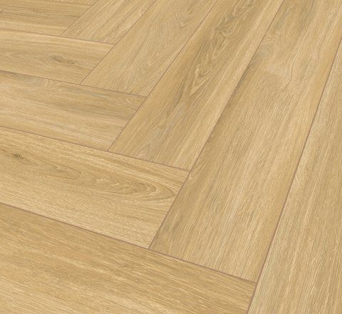 Кварц Вінілова підлога SPC ламінат Falquon HERRINGBONE P6004 Nature Oak