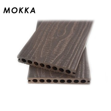 Террасная доска ДПК дерево полимерный композит Woodlux ULTRA 3D Vintage Mokka