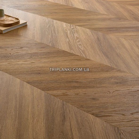Кварц Виниловый пол SPC ламинат AFIRMAX Jersey Oak CHEVRON CLC 41102