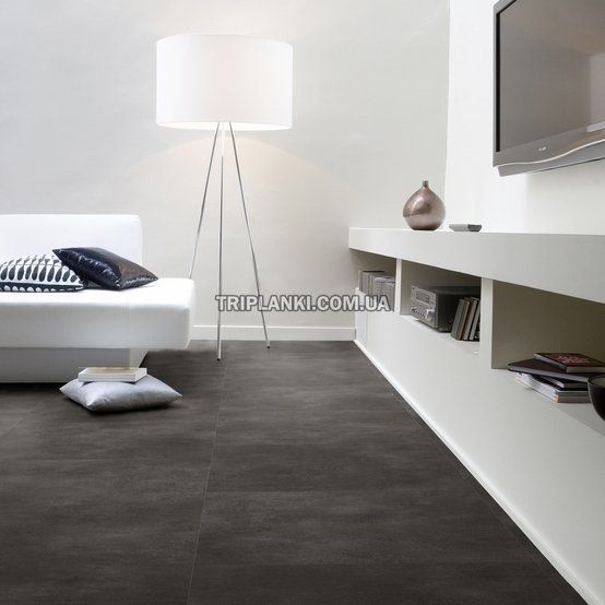 Кварц Вінілова підлога LVT GerFlor Virtuo LATINA DARK 992 Дизайн під плитку