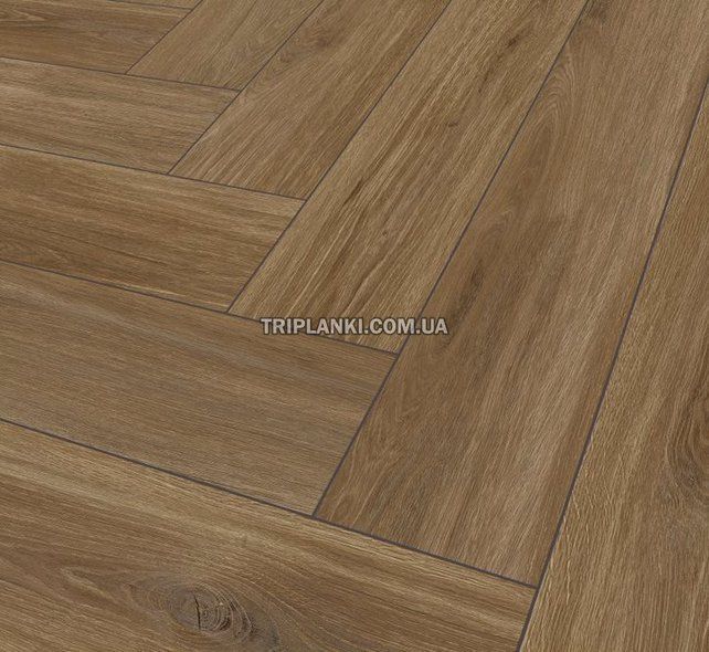 Кварц Вінілова підлога SPC ламінат Falquon The Floor Herringbone P6003 Calm Oak