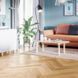 Паркетна дошка Англійська Ялинка (Herringbone) Barlinek Freshy Family PURE (725*180*14 мм)