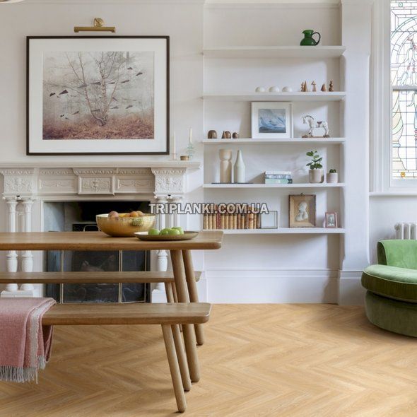 Клеевой винил ROOTS Herringbone LAUREL OAK 51282
