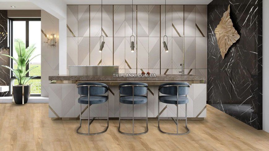 Кварц Виниловый пол SPC ламинат Solid floor Дуб Амальтея 2506F