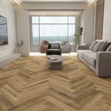 Кварц-виниловый пол SPC ламинат Дуб Saragosa Herringbone 5902188794731