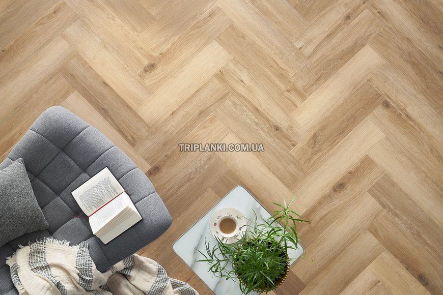 Кварц Виниловый пол SPC ламинат Arbiton Amaron Herringbone WEMBLEY OAK CA 159