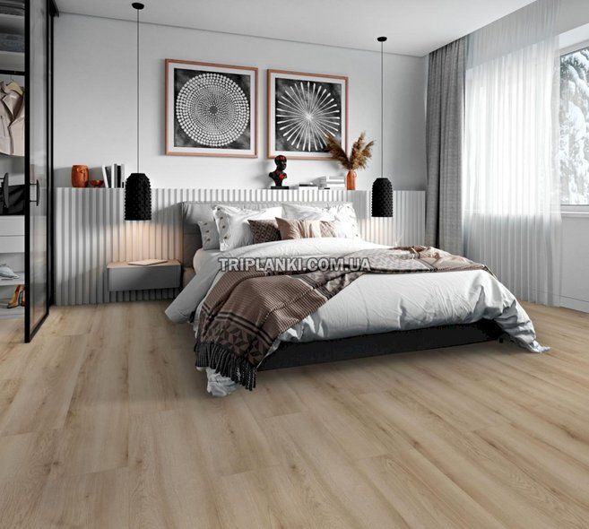 Ламинат Kronotex Exquisit plus Edersee Eiche Sand 80942 класс 32 толщина 8