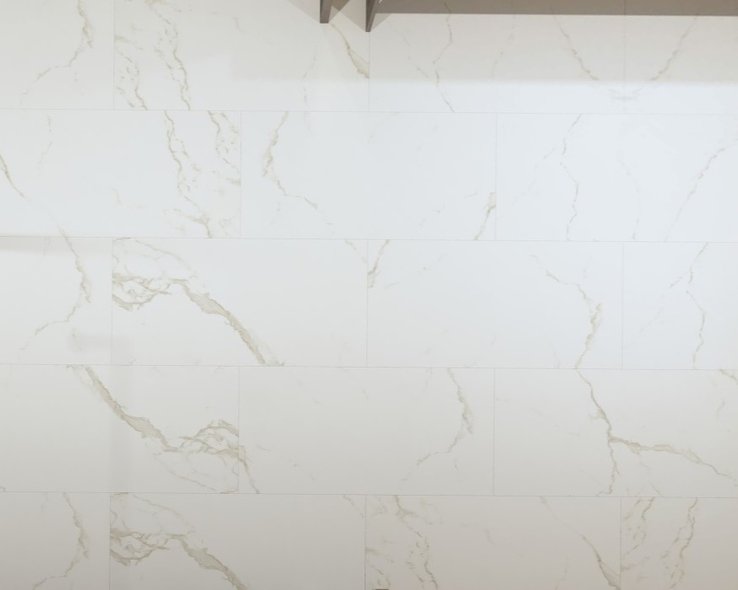 Кварц Вінілова підлога SPC Area Flooring STONE PLANK + підкладка Carrara Marmor S-805