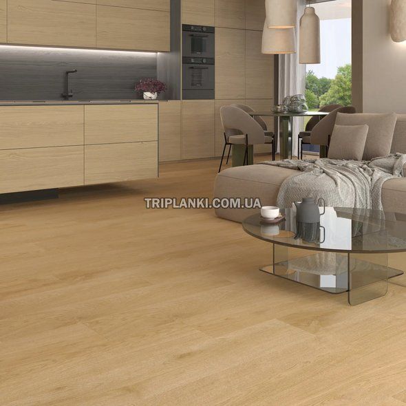 Виниловый пол SPC ламинат Barlinek NEXT STEP Benjamin Oak 33 класс 3D DLE+