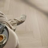 Кварц Вінілова підлога SPC ламінат COREPEL Herringbone S41502 Beige Oak
