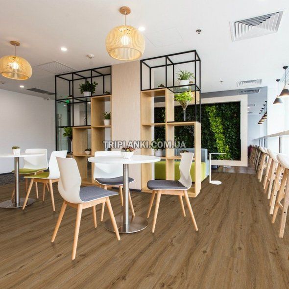 Кварц Вінілова підлога SPC ламінат Falquon The Floor Wood P1006 Jackson Oak