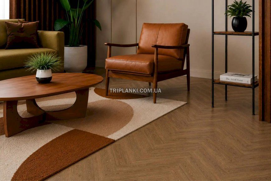 Клеевой виниловый пол Arbiton Amaron Herringbone DA 147 GEORGETOWN OAK