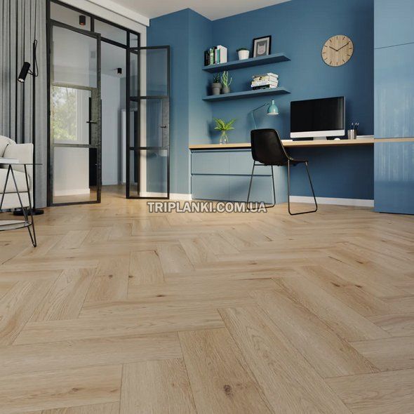 Клейова вінілова підлога Arbiton Amaron Herringbone DA 153 YANKEE OAK