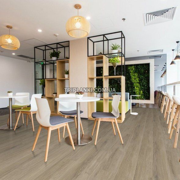 Кварц Вінілова підлога SPC ламінат Falquon The Floor Wood P6001 Tuscon Oak