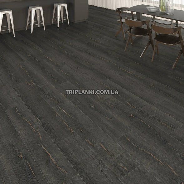 Ламинат HARO Oak Metallic Black 544772 Класс 33 Толщина 8