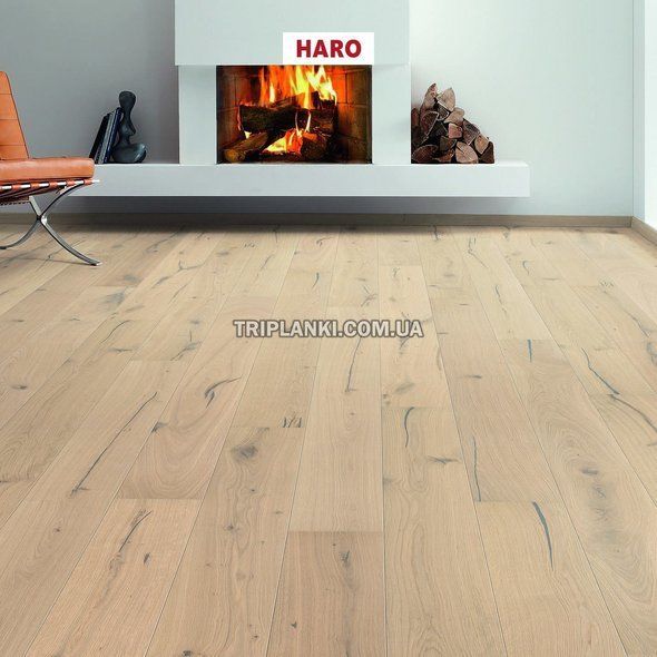 Паркетная доска HARO PARKETT Oak Puro White 537549