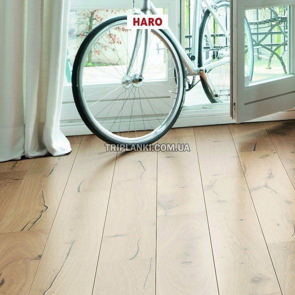 Паркетная доска HARO PARKETT Oak Puro White 537549